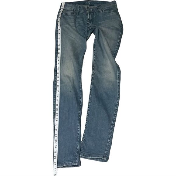 7 For All Mankind The Slim Cigarette Jeans Sz 26 - Picture 10 of 13